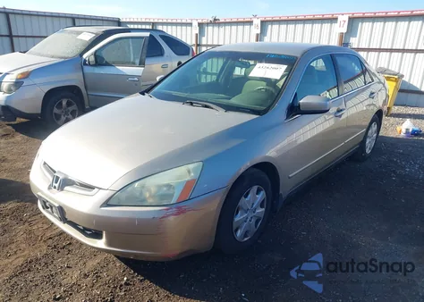 2004 Honda Accord 2.4 Lx из США, поврежденный, VIN 3HGCM56314G700760